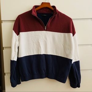 LA HEARTS (PacSun) Color Block Sweater